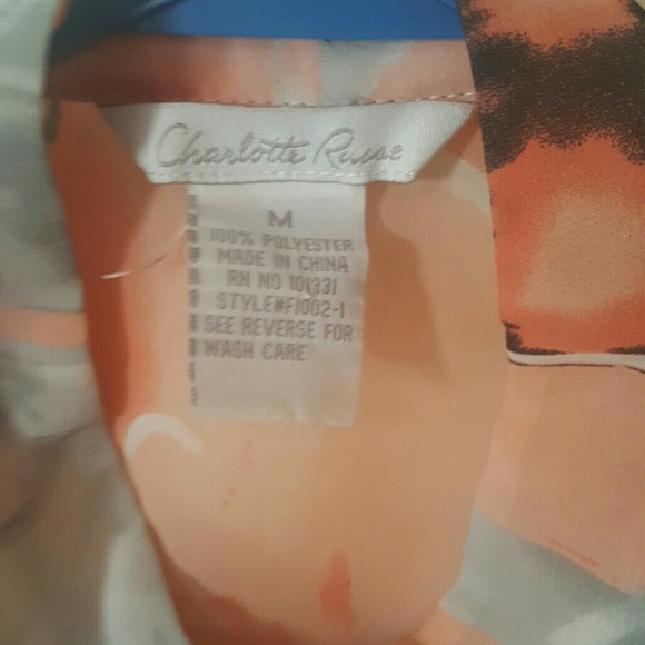 Charlotte Russe sleeveless shirt - Picture 2 of 3